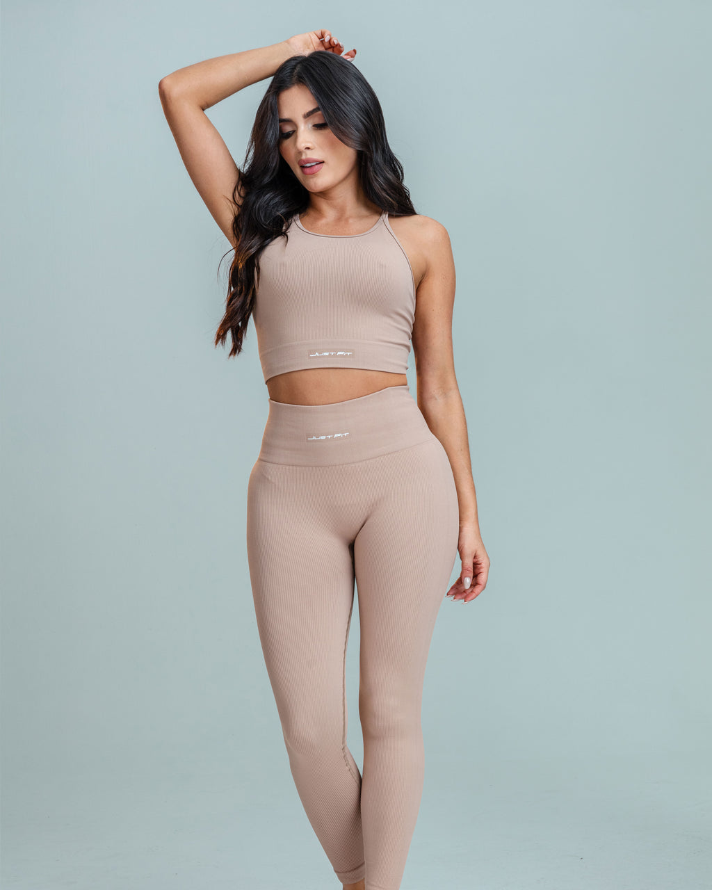 LEGGING SEAMLESS CONTRO DE ABDOMEN COLOR CAFE COCOA