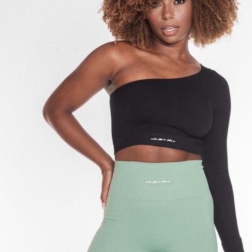 Top seamless deportivo Helena color negro