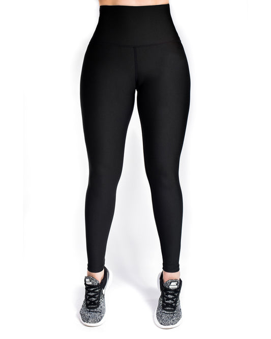 Legging mate deportivo control abdomen color negro