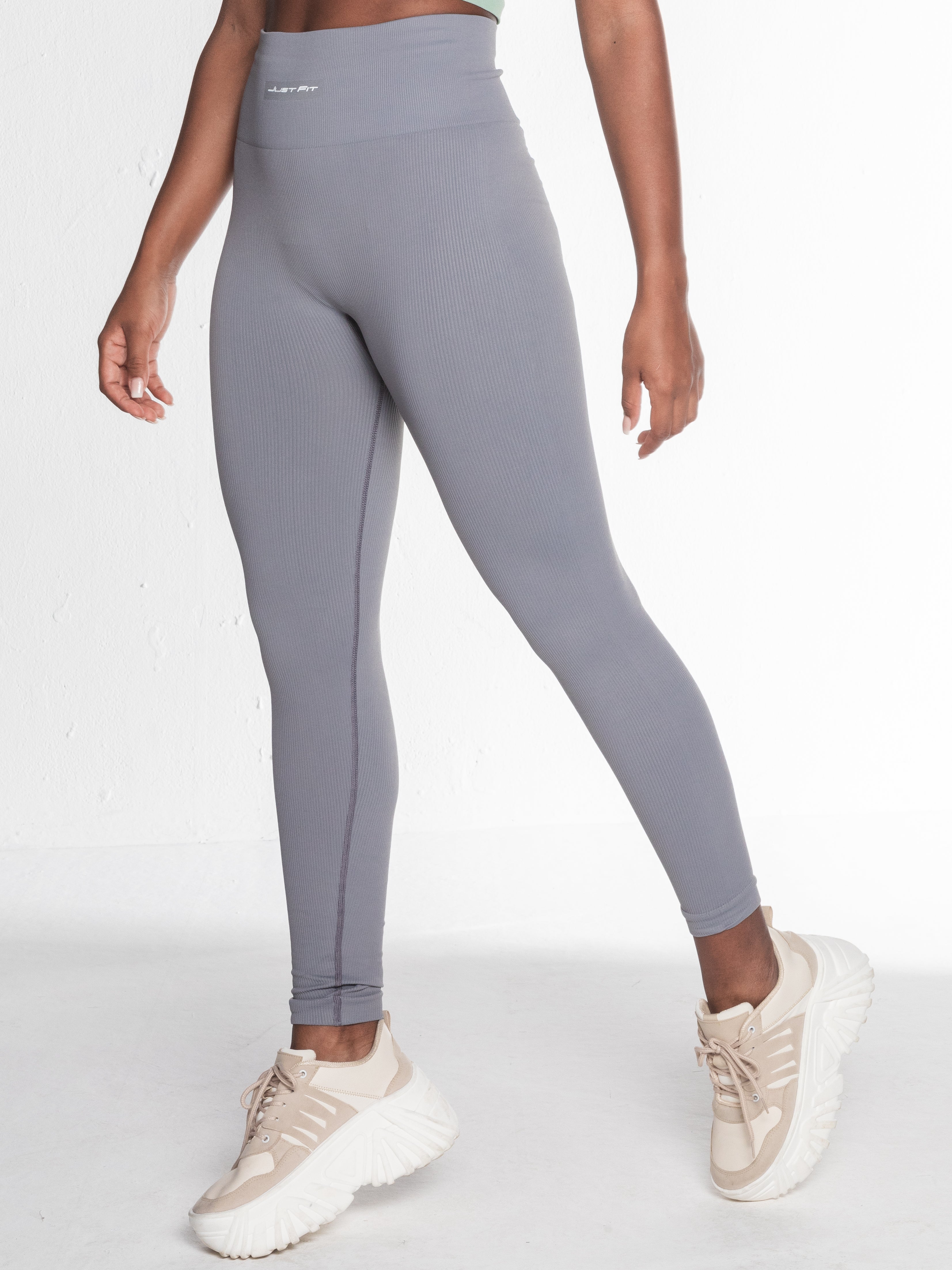 LEGGING SEAMLESS CONTRO DE ABDOMEN COLOR GRIS