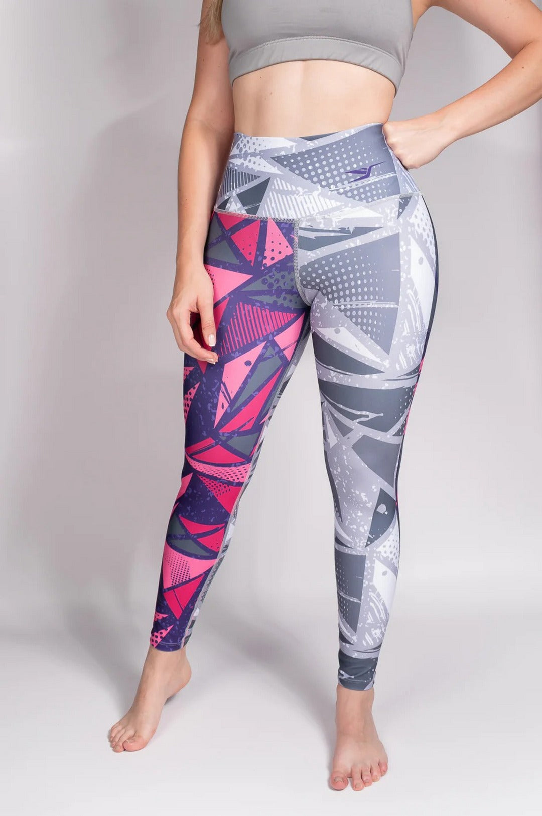 Legging deportivo control abdomen estampado jf-9007-7
