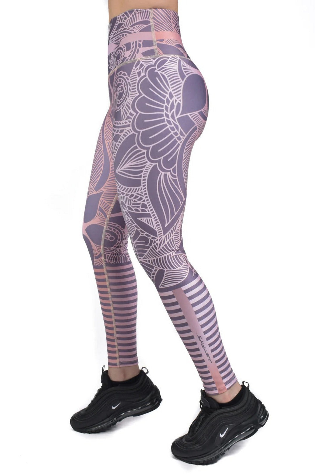 Legging deportivo control abdomen estampado jf-9007-8