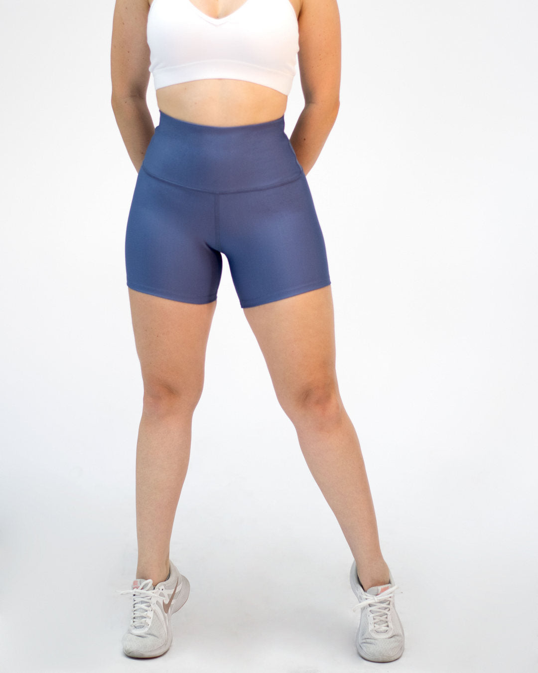Short Deportivo mate control abdomen color Azul Marino