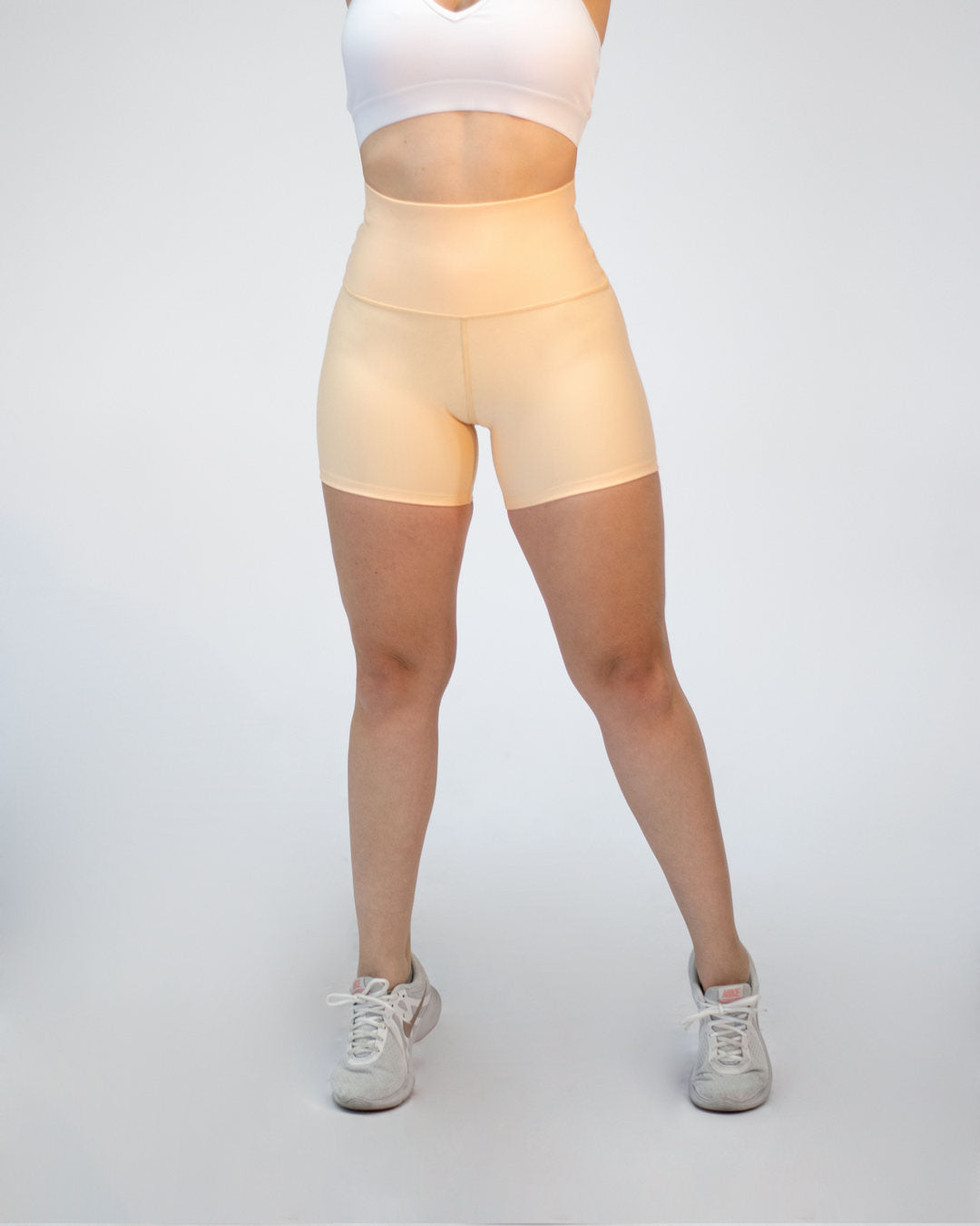 Short Deportivo mate control abdomen color Beige