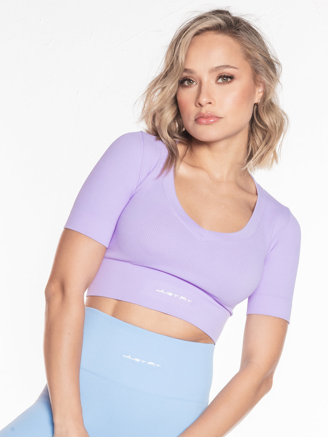 Top seamless Julieta deportivo color lila