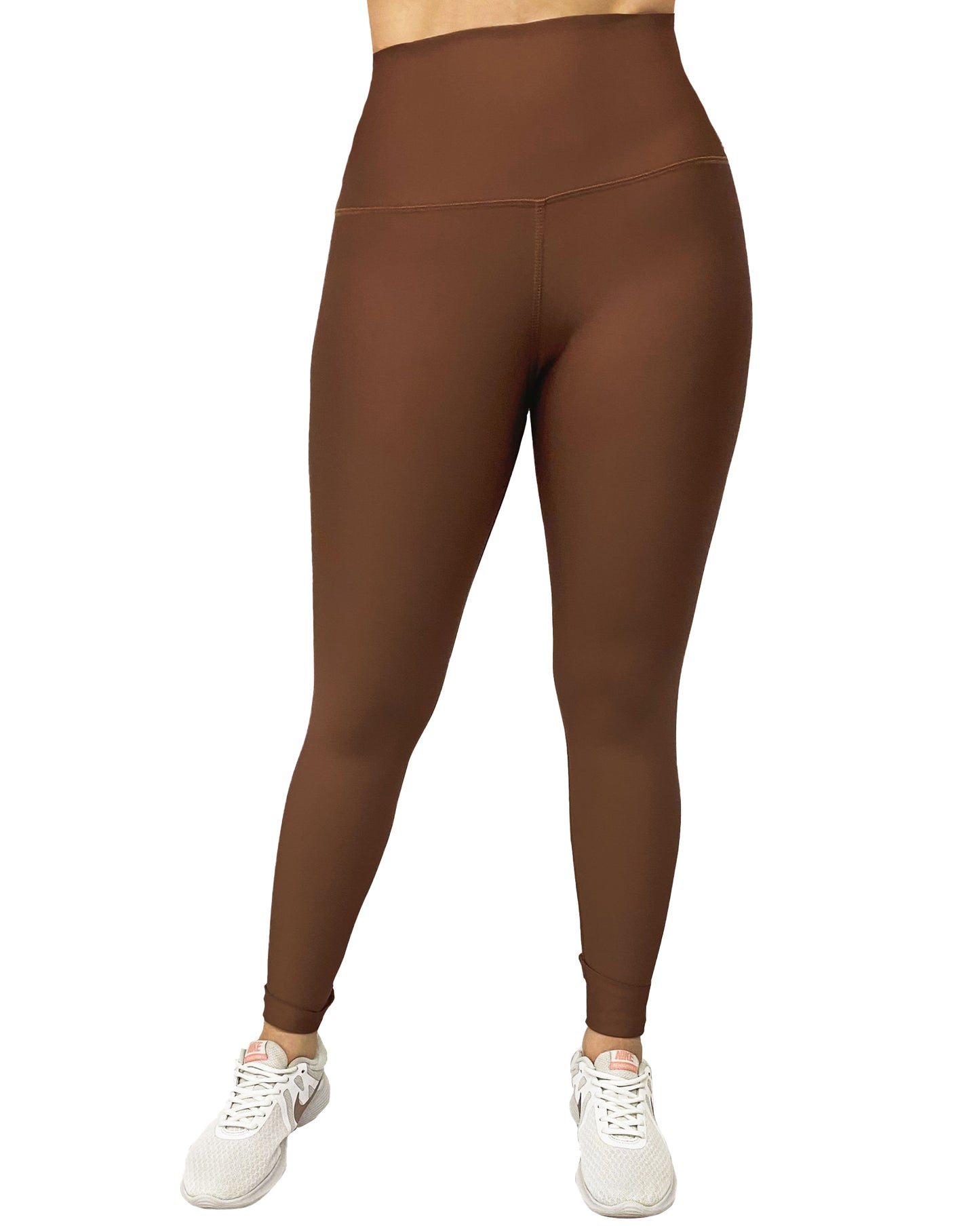 Legging mate deportivo control abdomen color cafe cocoa