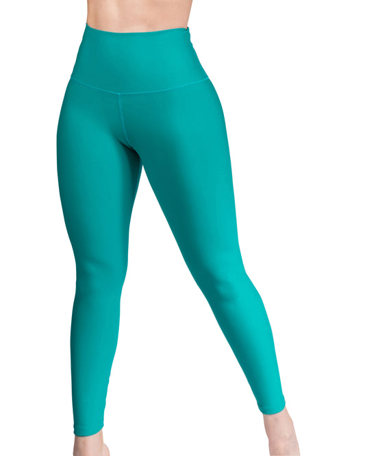 Legging mate deportivo control abdomen color jade