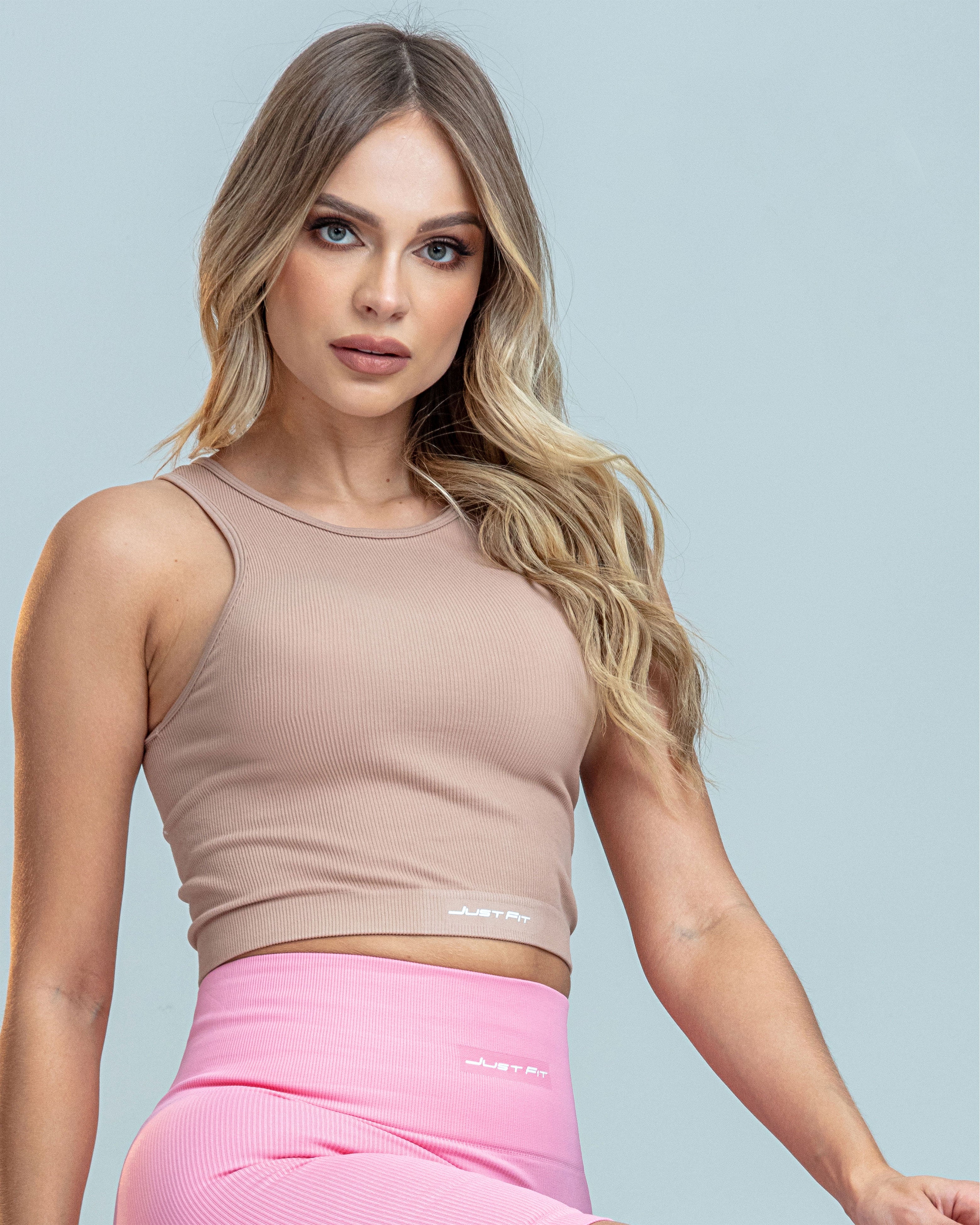 Top seamless deportivo Isabella color Mocca
