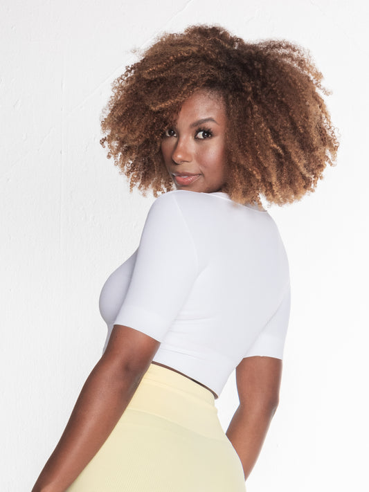Top seamless Julieta deportivo color blanco